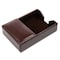 Dacasso Dark Brown Bonded Leather 4" x 6" Memo Holder AG-3609 - alternate 8